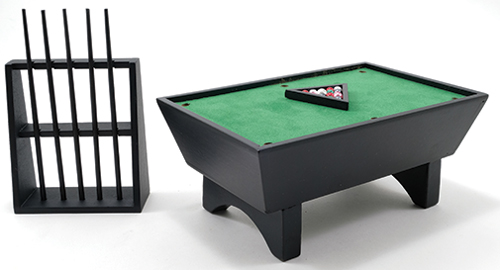 Pool Table Set/24, Black